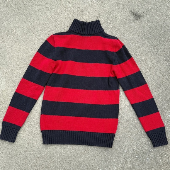 Polo Ralph Lauren Cotton Quarter-Zip Stripe Sweater XL - Picture 6 of 8